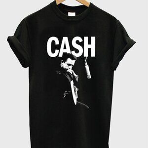 Johnny Cash T-Shirt Vintage Country Rock Music Fan Graphic Retro Tee 86